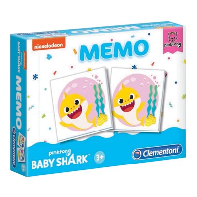 Clementoni. Наст. игра "Мемо Baby Shark" (Детеныш акулы) арт.18100