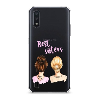 Силиконовый чехол Best sisters ever на Samsung Galaxy A01