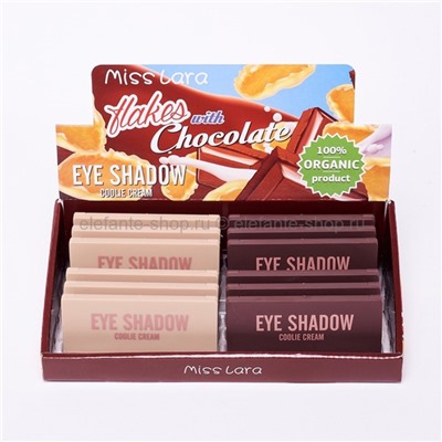 Тени для век Miss Lara Chocolate Eye Shadow Coolie Cream (106)