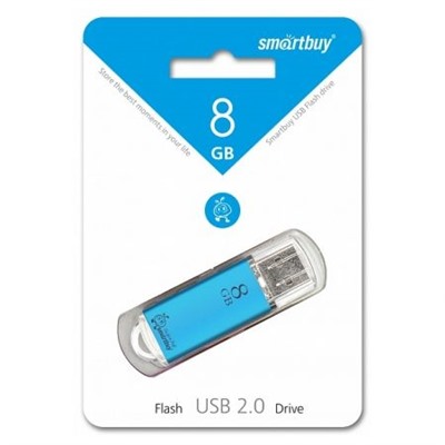 8Gb SmartBuy V-Cut Blue (SB8GBVC-B)