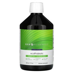 Econugenics EcoProbiotic, Органический эликсир пре + пробиотик, натуральные ягоды, 17 жидких унций (500 мл)