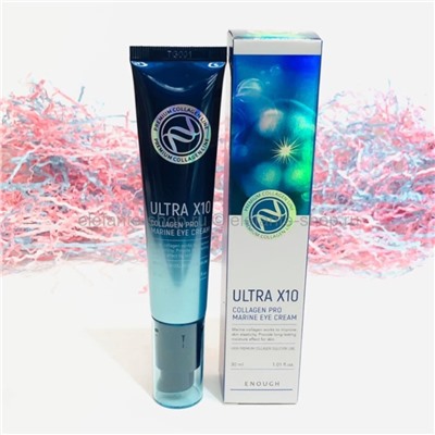 Коллагеновый крем для век ENOUGH Ultra X10 Collagen Pro Marine Eye Cream 30ml (106)