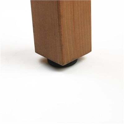 Накладка мебельная круглая ТУНДРА, d=30 мм, 4 шт., полимерная, цвет серый