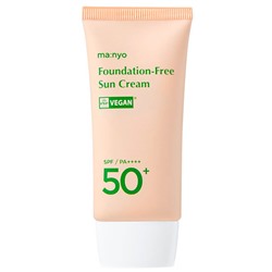 Manyo Foundanation-Free Sun Cream SPF 50+ PA++++ Лёгкая тональная основа