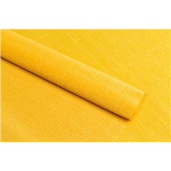Бумага гофрированная 180 гр - арт. 17Е/5 - солнечно-желтая (рулон)