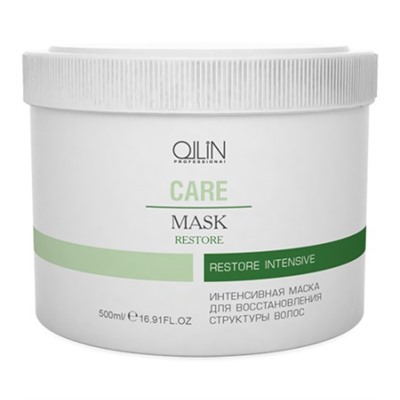 OLLIN CARE Интенсивная маска для восстановления структуры волос 500мл/ Restore Intensive Mask