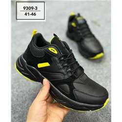 Мужские кроссовки 9309-3 черные