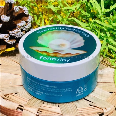 Патчи Farmstay White Pearl Hydrogel Eye Patch (78)