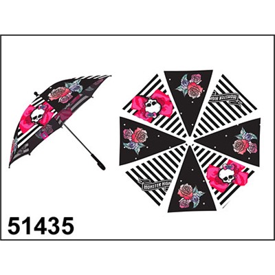 *D&M Зонт арт.51435 "Monster High" с узорами