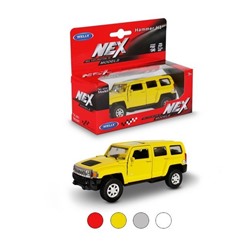 Welly. Машинка 1:38 "Hummer H3" пруж. мех., цвет в ассорт. арт.43629W