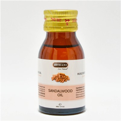 Масло Сандала |  Sandalwood Oil (Hemani) 30 мл
