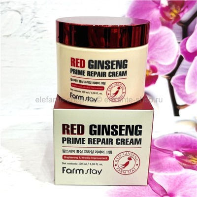 Крем с красным женьшенем FarmStay Red Ginseng Prime Repair Cream 100ml (78)