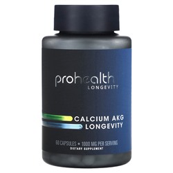 ProHealth Longevity Кальций AKG для долголетия - 1000 мг - 60 капсул - ProHealth Longevity