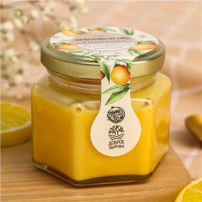 Мёд кремовый ORGANIC, с апельсином, 120 г.