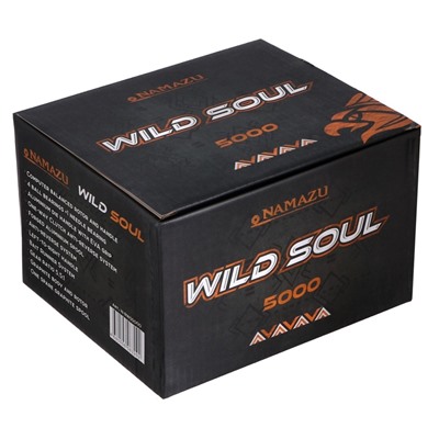 Катушка б/ин Namazu Wild Soul WS5000, 4+1 подшипник, 5.1:1, металлическая шпуля + запасная графитовая