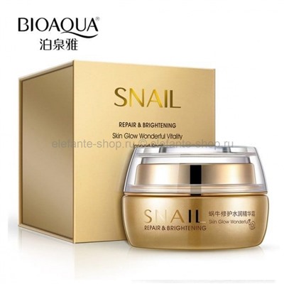 Увлажняющий крем для лица BIOAQUA Snail Repair and Brightening, 50 гр (106)