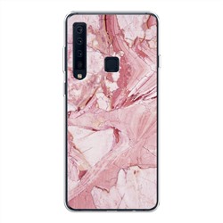 Силиконовый чехол Розовый кварц на Samsung Galaxy A9 2018