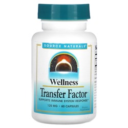 Source Naturals Wellness, Трансфер Фактор - 125 мг - 60 капсул - Source Naturals