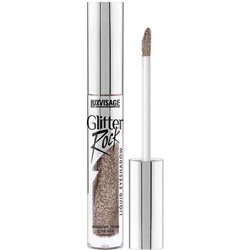 Жидкие тени для век GLITTER ROCK тон 304 ICE BROWN Luxvisage