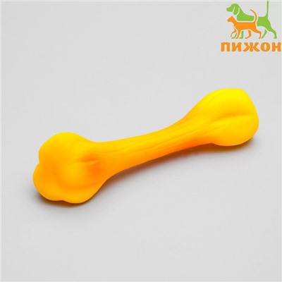 Игрушка пищащая "Кость" для собак, 15 см