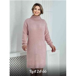 Женская Свитер-Туника. Ткань велюр 80% cashmere, 20% wool