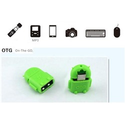 Адаптер OTG USB- micro USB в виде Андроида. 904765