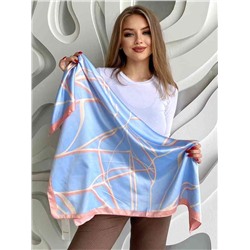 Женский платок. Размер: 90*90 cm Состав: 100% silk натуральный