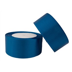 Однотонная атласная лента (синий), 40мм * 25 ярдов (+-1м)