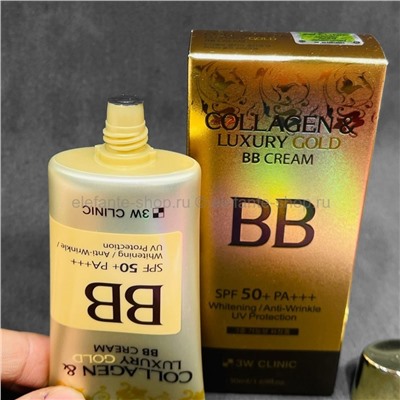 ВВ крем с коллоидным золотом 3W Clinic Collagen & Luxury Gold BB Cream 50ml (51)