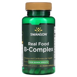 Swanson Real Food B-Complex - 60 растительных капсул - Swanson