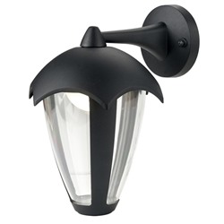 Уличный настенный светильник Arte Lamp Henry A1661AL-1BK, LED, 10 Вт, 16х23х26 см, 800 Лм, чёрный