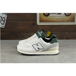 New Balance 574 из натуральной замши и текстиля