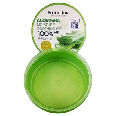 Гель для лица универсальный Farm Stay AloeVera Gel 100% 300 мл оптом