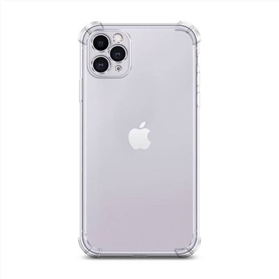 Противоударный силиконовый чехол Прозрачный на iPhone 11 Pro Max