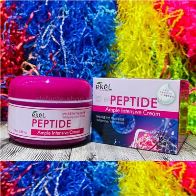 Крем для лица с пептидами Ekel Peptide Ample Intensive Cream Whitening Anti-Wrinkle 100g (125)