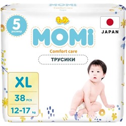 Подгузники-трусики MOMI COMFORT CARE  XL (12-17 кг), 38 шт