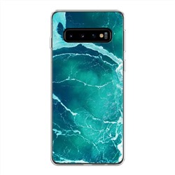 Силиконовый чехол Изумрудный океан на Samsung Galaxy S10 Plus