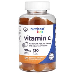 Nutricost Витамин C для детей 4+ - 90 мг - 120 жевательных мармеладок - Nutricost