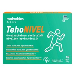 Добавки для костей и суставов  Makrobios Teho Nivel 60 tablettia 29g