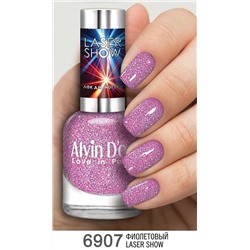 Alvin D`or (ADN-69) Лак д/н LASER SHOW 15мл (тон 6907) фиолетовый