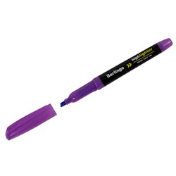 Текстовыделитель Berlingo "Hyper" фиолетовый, 0,5-4мм T8014