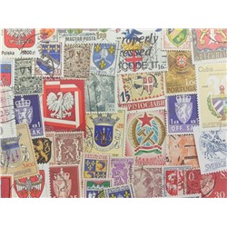Набор различных марок, Гербы и эмблемы (50 шт.)