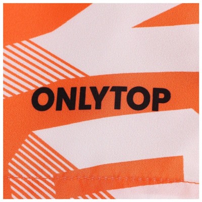 Шорты спортивные ONLYTOP unisex orange, р. 50