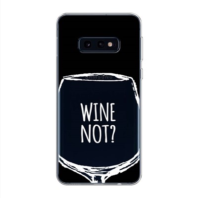 Силиконовый чехол Wine not black на Samsung Galaxy S10E
