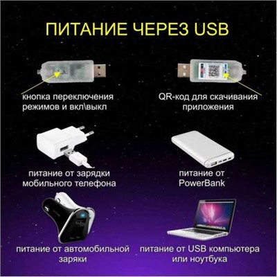 Светодиодная уличная лента-гирлянда ELK-BLEDOMA RGB led многоцветная 20 м