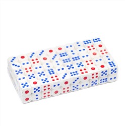 Набор игральных кубиков 1,2 см. (упаковка по 100 шт.) арт.1503023