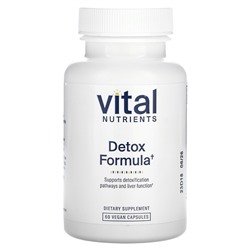 Vital Nutrients Детокс-формула, 60 веганских капсул