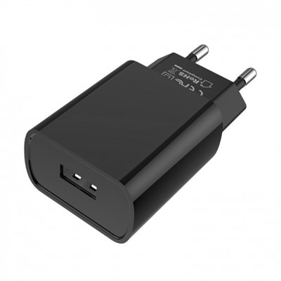 Зарядное устройство Borofone BA20A, 2.1А USB, черное