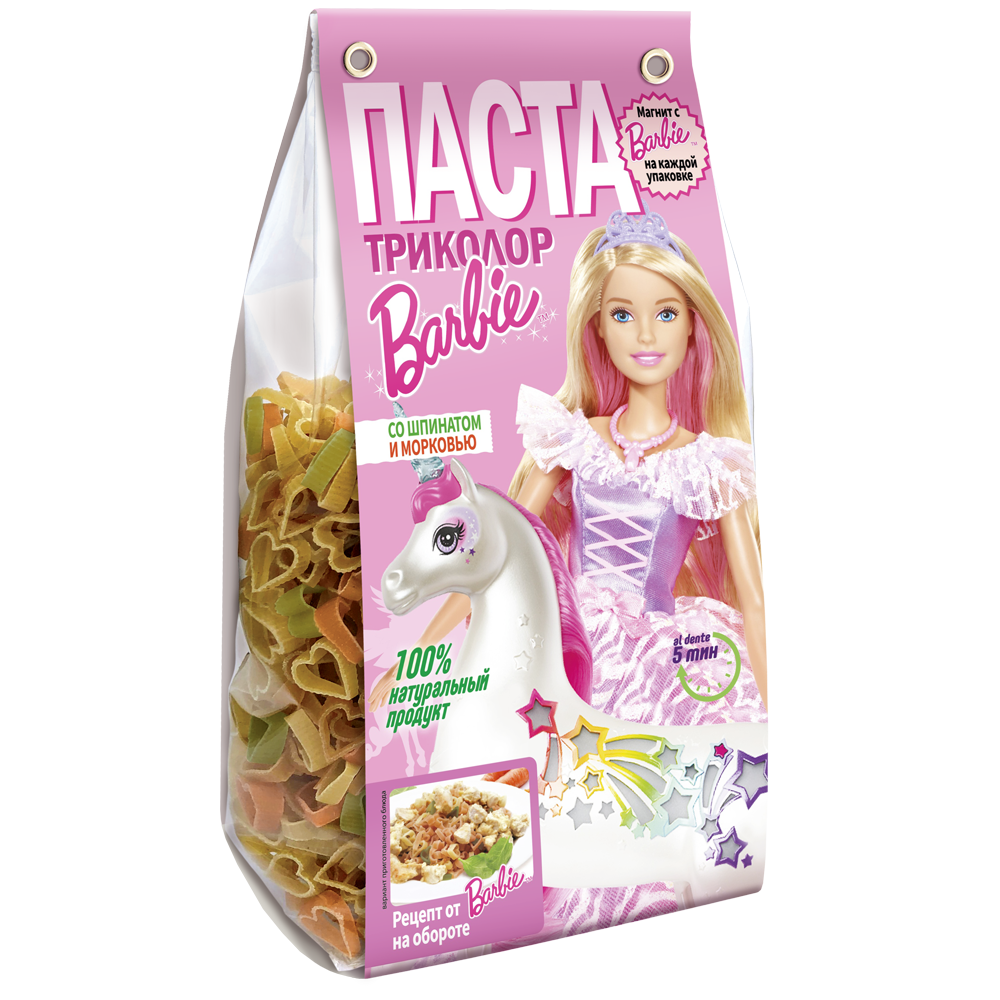 BARBIE Макароны Триколор купить, отзывы, фото, доставка - РЦ маркет