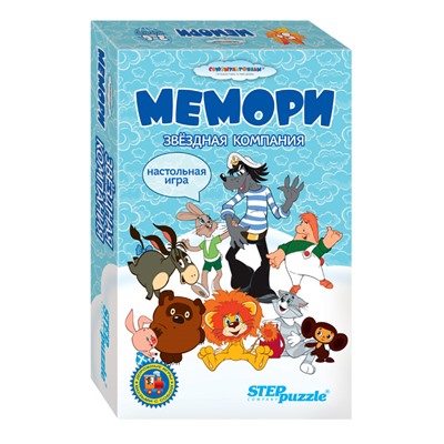 Степ. Дорожные игры арт.76118 "Мемо. Звездная компания" /18